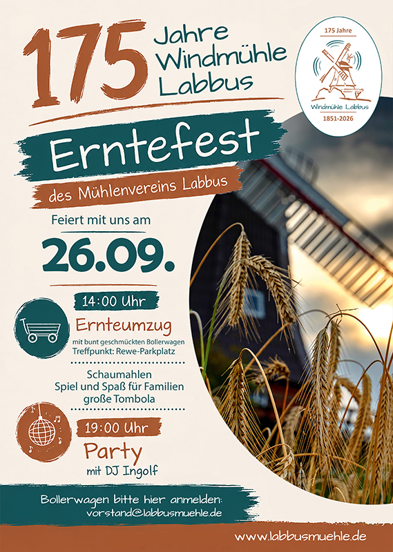 175 Jahre Windmühle Labbus